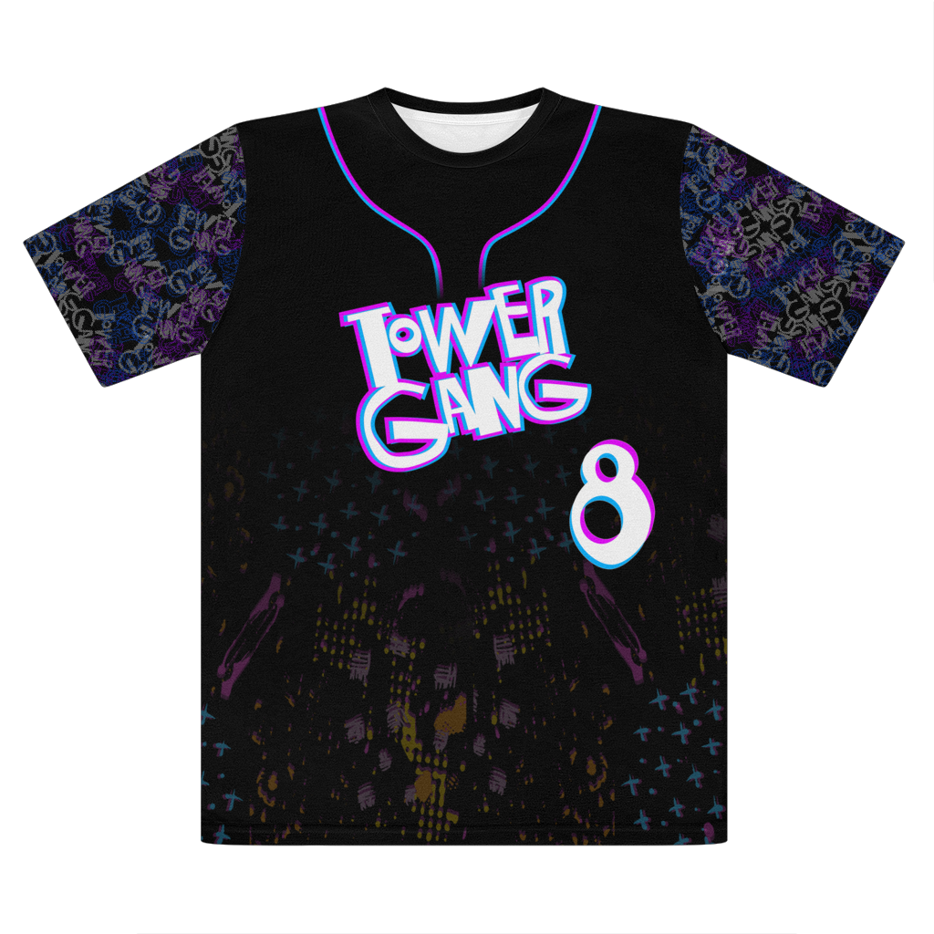 Clint Baseball Jersey Premium Cut and Sew Sublimation Unisex T-Shirt