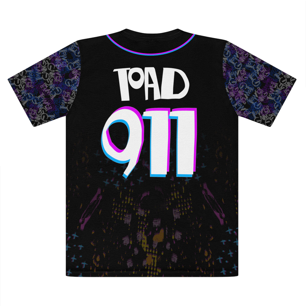 Toad Baseball Jersey Premium Cut and Sew Sublimation Unisex T-Shirt