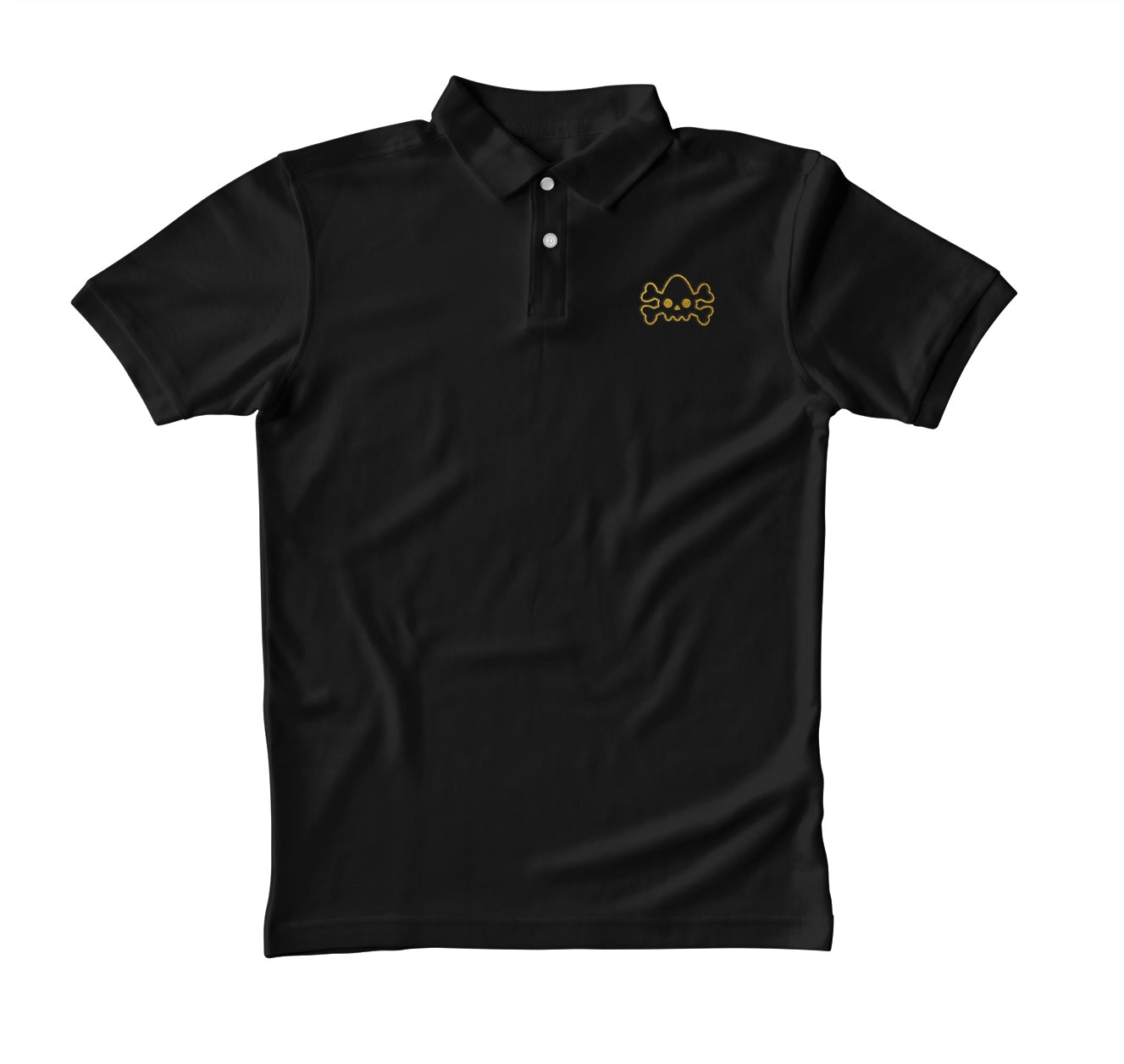 Nephilim  Death Squad Logo Embroidered Polo Shirt