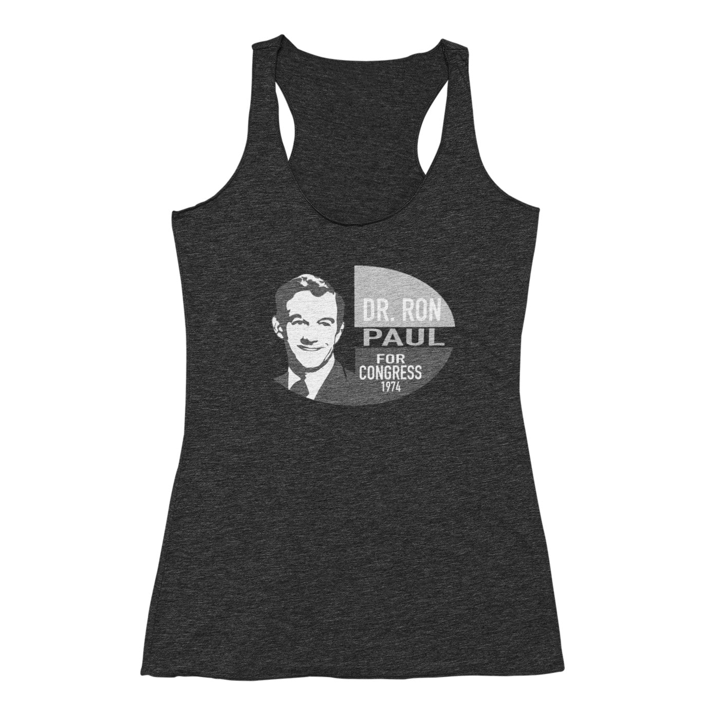 Ron Paul for Congress (B&W) Racerback