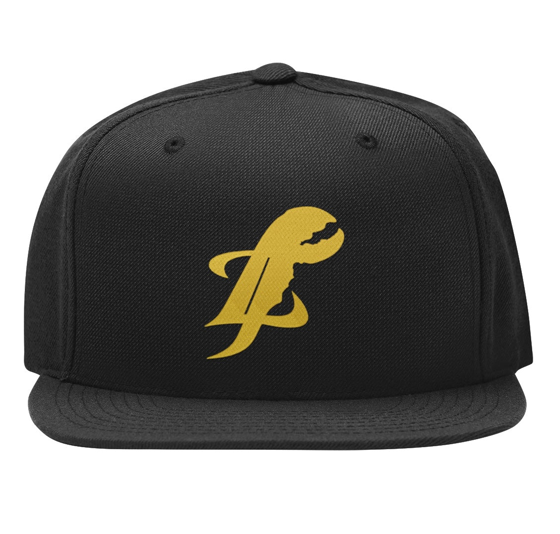 Top Lobsta embroidered logo cap in blacK