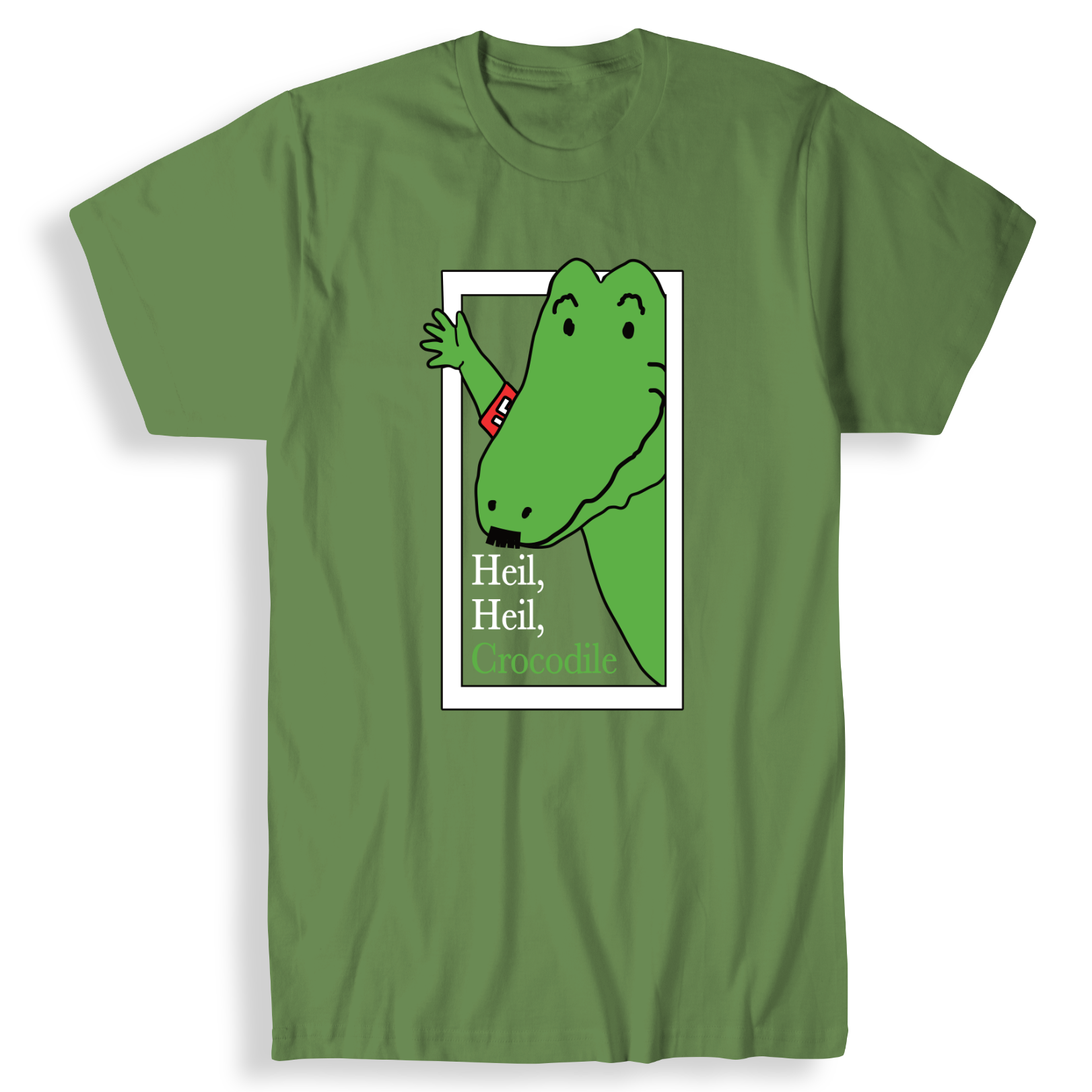 Buy green Heil, Heil, Crocodile T-Shirt