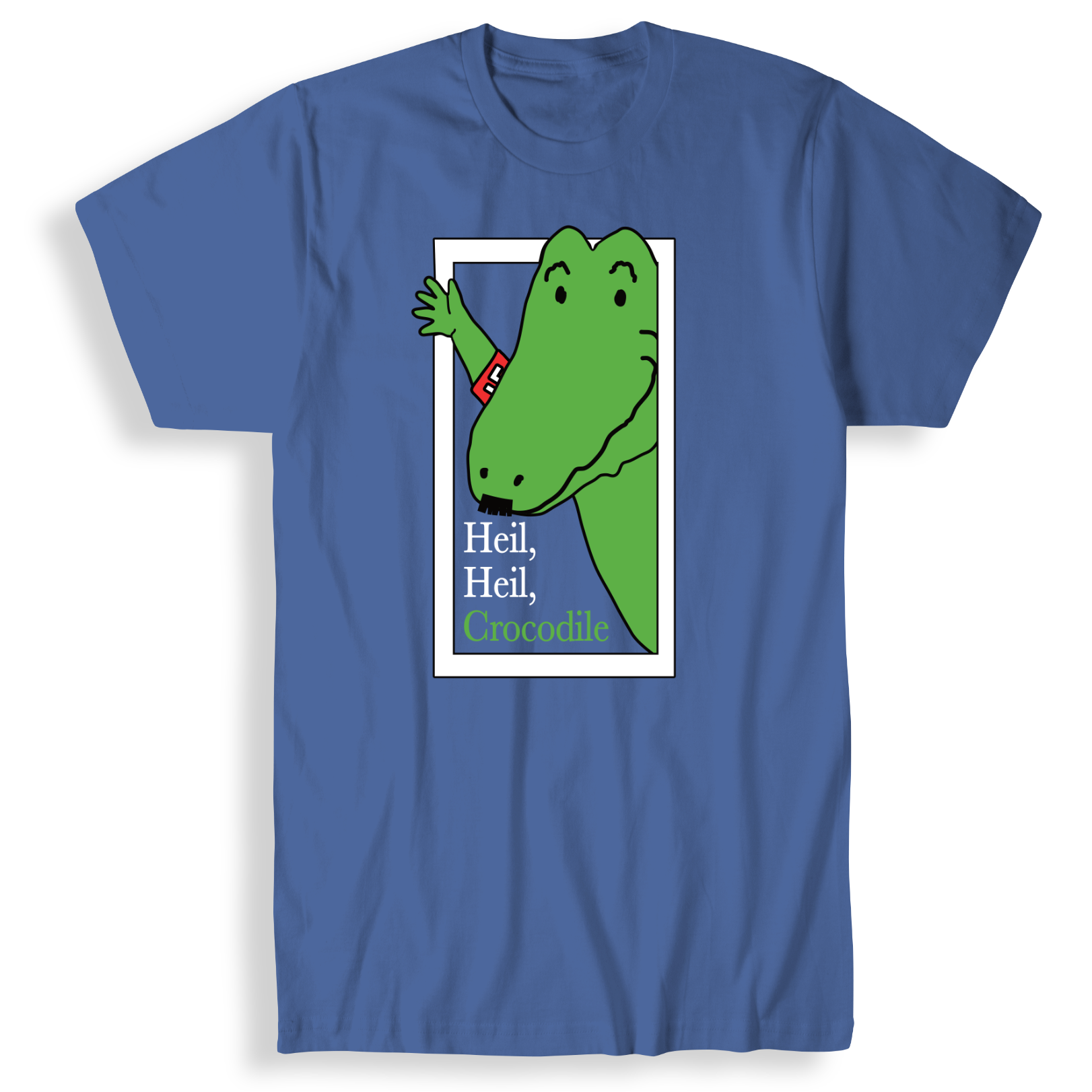 Buy blue Heil, Heil, Crocodile T-Shirt