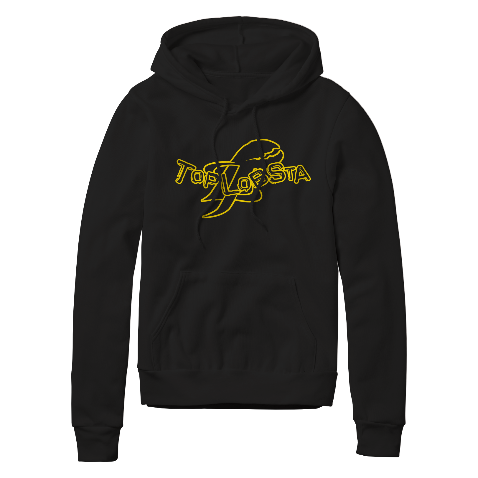 Iconic Top Lobsta logo hoodie in black